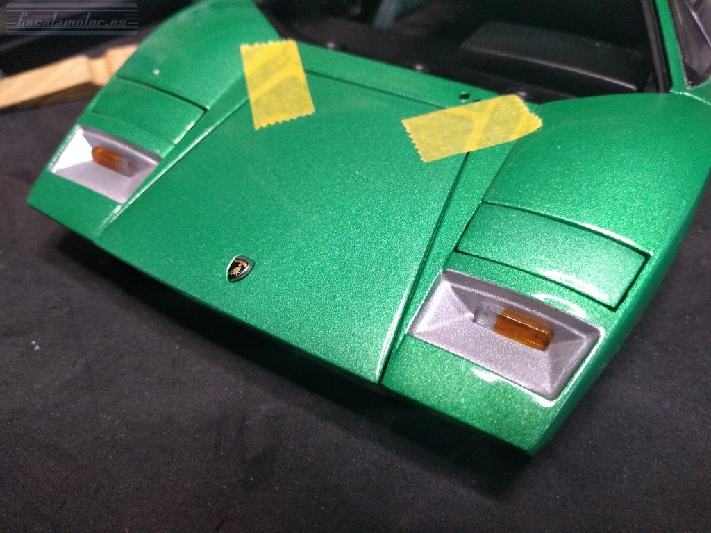 lamborghini countach lp400 kyosho 1:18 green
